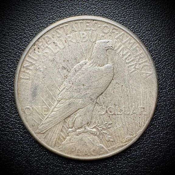 1923-S Peace Silver Dollar $1