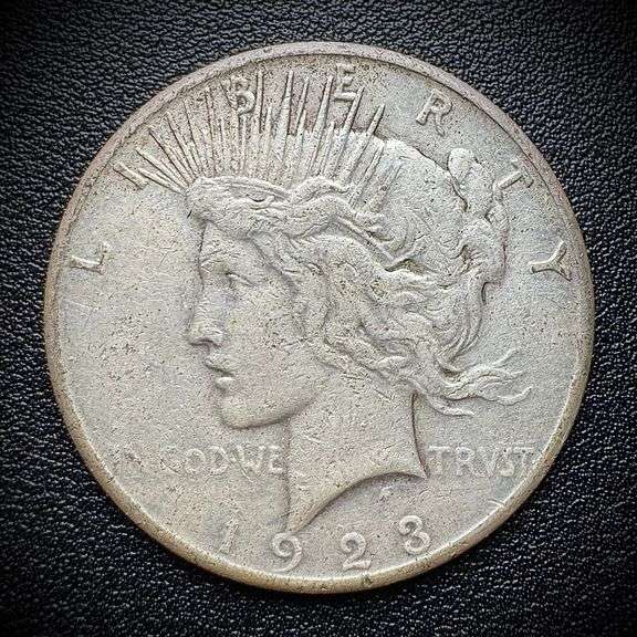 1923-S Peace Silver Dollar $1
