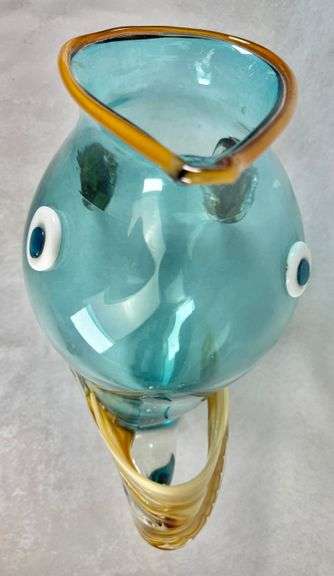 HUGE Blenko? Mid Century Art Glass Fish