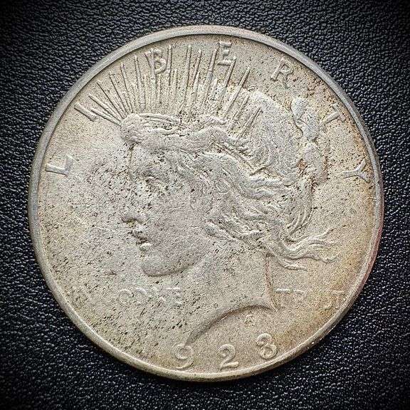1923-S Peace Silver Dollar $1
