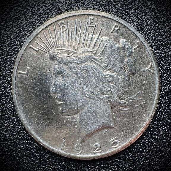 1925-S Peace Silver Dollar $1