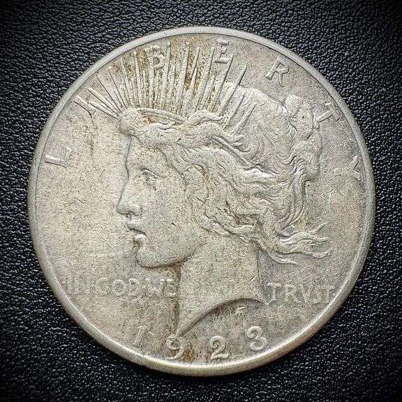1923-S Peace Silver Dollar $1