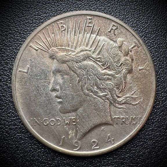 1924 Peace Silver Dollar $1