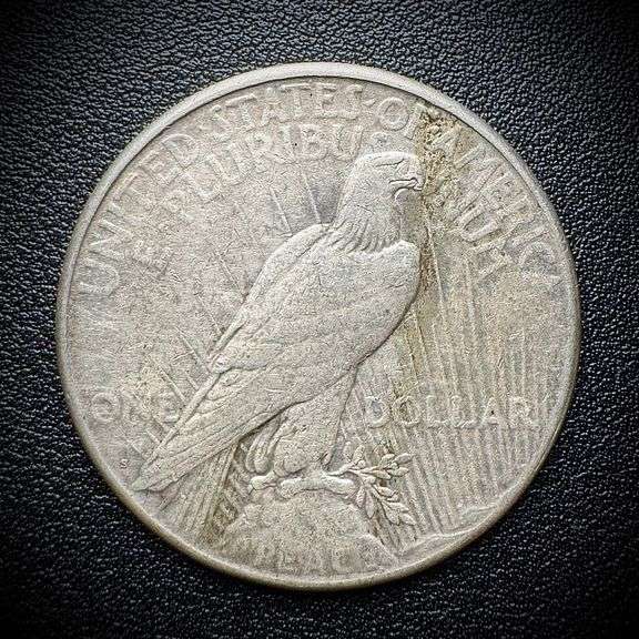 1923-S Peace Silver Dollar $1