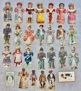 Buttermilk Toilet Soap & Clark's Spool Cotton  Paper Dolls Trading Cards including African American