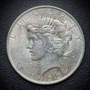 1923 Peace Silver Dollar $1