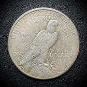 1922-S Peace Silver Dollar $1