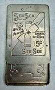 Vintage Sen Sen Candy Gum 5c Metal Bank