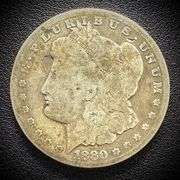 1880-CC Carson City Morgan Silver Dollar $1
