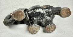 Vintage Cast Iron Elephant Figurine Doorstop