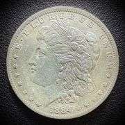 1884-O Morgan Silver Dollar $1