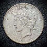 1923-S Peace Silver Dollar $1