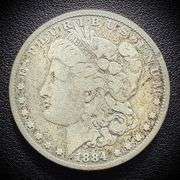 1884 Morgan Silver Dollar $1