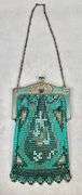 Vintage Whiting & Davis Mesh Enamel Hand Bag Purse