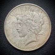 1923-S Peace Silver Dollar $1