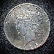 1925-S Peace Silver Dollar $1