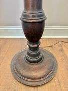 Vintage Slag Stained Glass Fruit Shade Floor Lamp