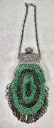 Vintage Flapper Style Made in Czechoslovakia Beaded Hand Bag Purse