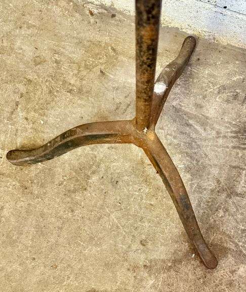 Antique Cast Iron Hall Tree Coat/Hat Rack