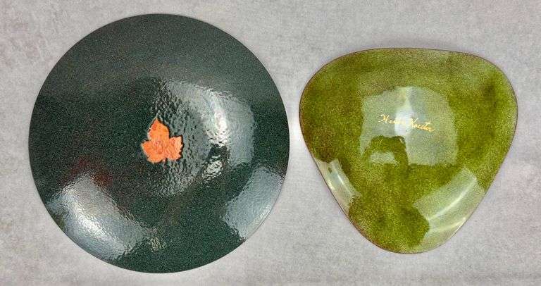 (2) Enamel Dishes