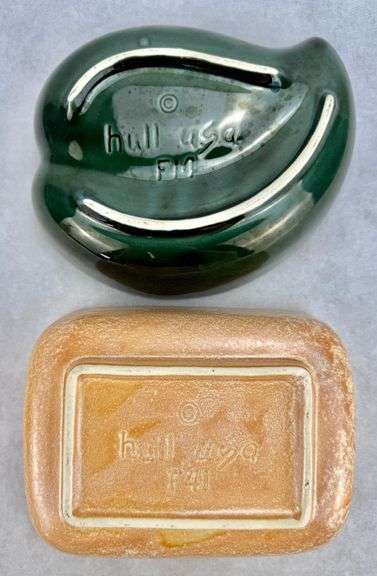 (2) Hull Pottery Bowls