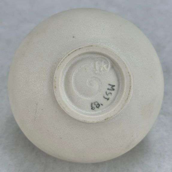 Studio Art Pottery PK Teardrop Bud Vase