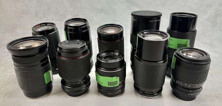 (10) Miscellaneous SLR Camera Lenses