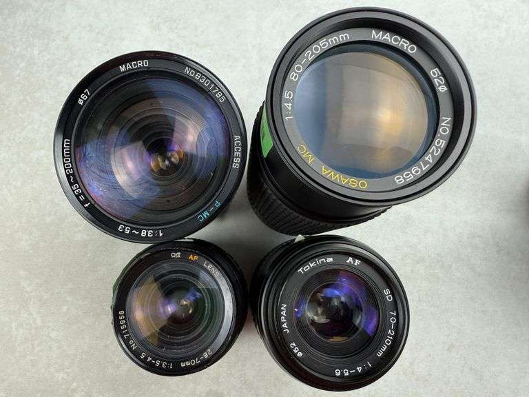 (10) Miscellaneous SLR Camera Lenses