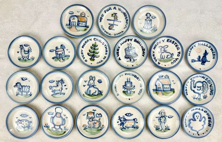 M.A. Hadley (21) Pottery Small Dishes