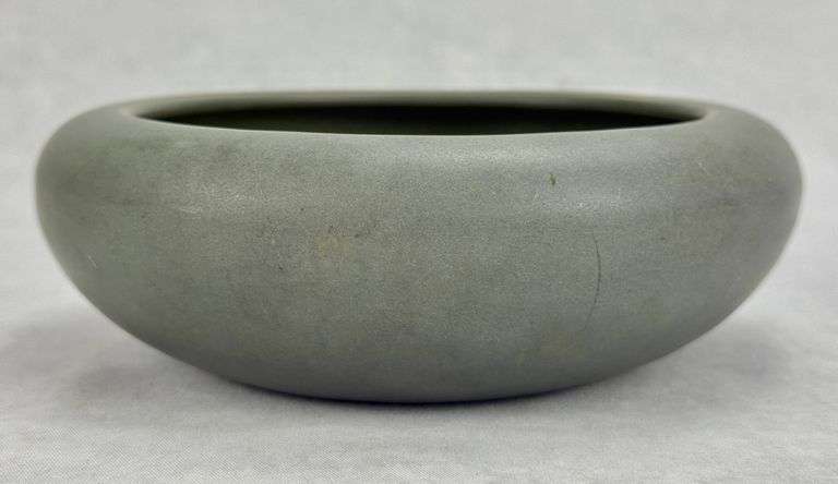 Green & Purple Pottery Bowl