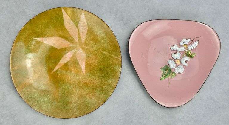 (2) Enamel Dishes