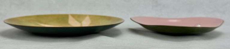 (2) Enamel Dishes