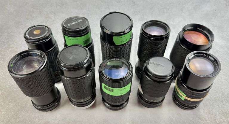 (10) Miscellaneous SLR Camera Lenses
