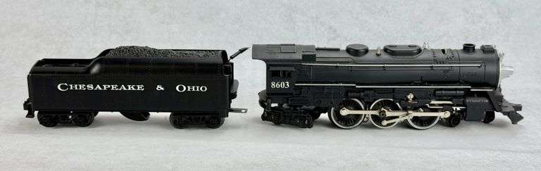 Lionel Die Cast Steam Locomotive & Tender C&O Hudson and Tender 6-8603