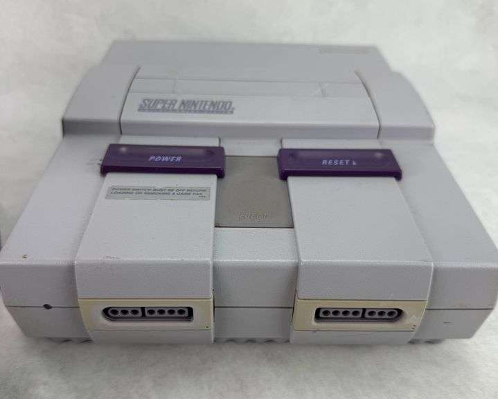 Super Nintendo SNES Console, (11) Games, Controllers & Cords Mario, RPG, Donkey Kong