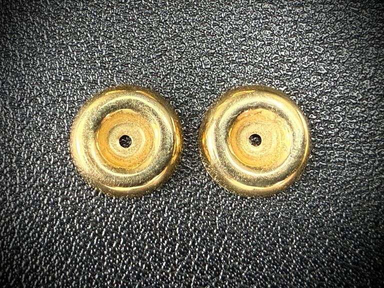Yellow Gold & Pearl Earrings