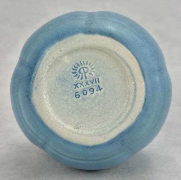 Blue Rookwood Pottery XXXVII 6094 Vase