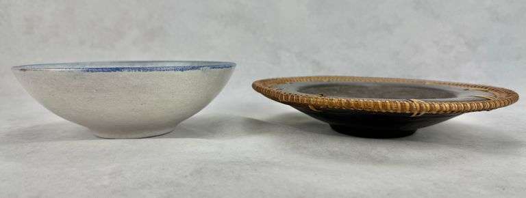 (2) Pottery Bowls Made in Switzerland