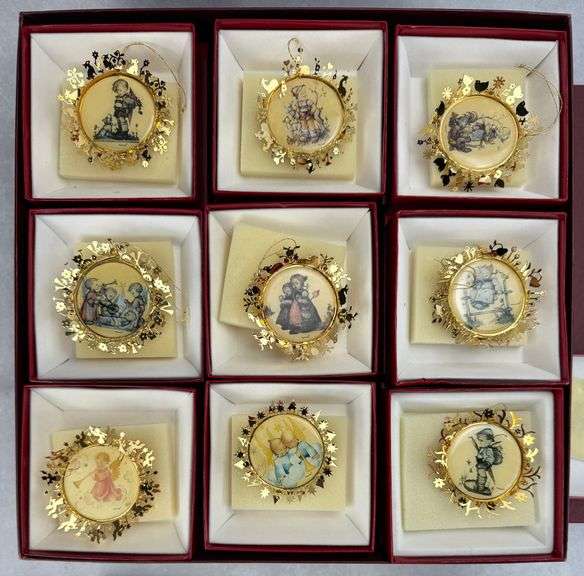 The Hummel Gold Christmas Ornament Collection Set of 36 w/ Original Box