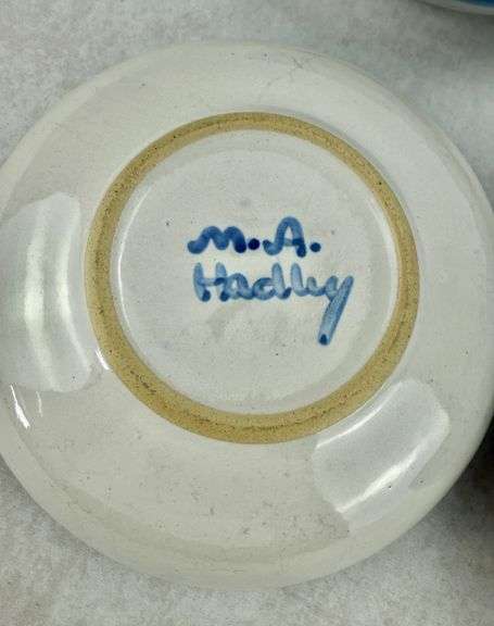 M.A. Hadley Pottery (8) Soup Bowls