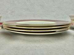 Wedgwood Bone China Ruby Ulander W1813 Dinner Plates, Cups & Saucers
