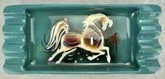 Sascha Brastoff California Pottery Horse Ashtray 08A