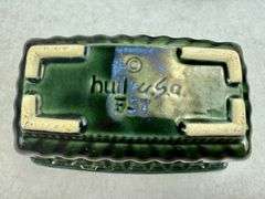 (3) Hull Pottery Green Drip Glaze Planters/Bowls