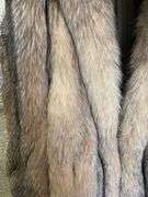 Vintage Women's Genuine Silver Fox Fur Coat