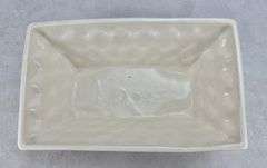 Hull Pottery White Scalloped Planter F45