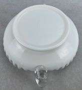 Fenton Milk Glass Silvercrest Heart Shaped Dish Nappy