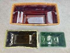 (3) Hull Pottery Planters