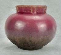 Fulper Pottery Ball Planter Vase