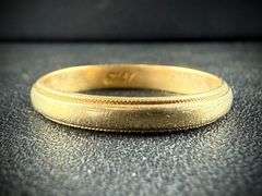 14K Yellow Gold Men's Ring