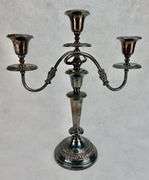 Pair Art. S. Co SPC 211 Silverplate Candelabras
